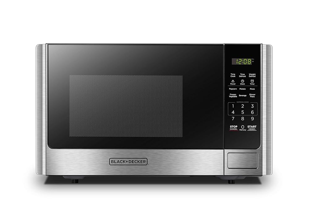 BLACK+DECKER Digital Microwave - Stainless Steel