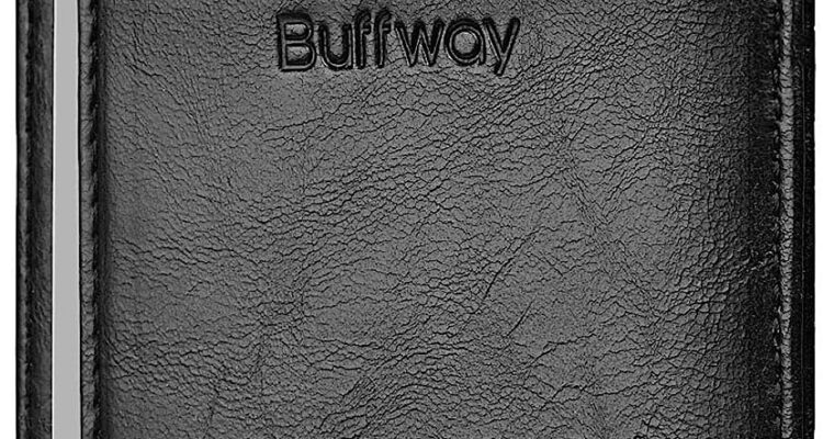 Buffway RFID Blocking Leather Wallet - Alaska Black