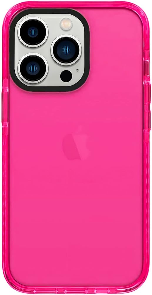 Cute Retro Neon Clear Case for iPhone 14 Pro MAX