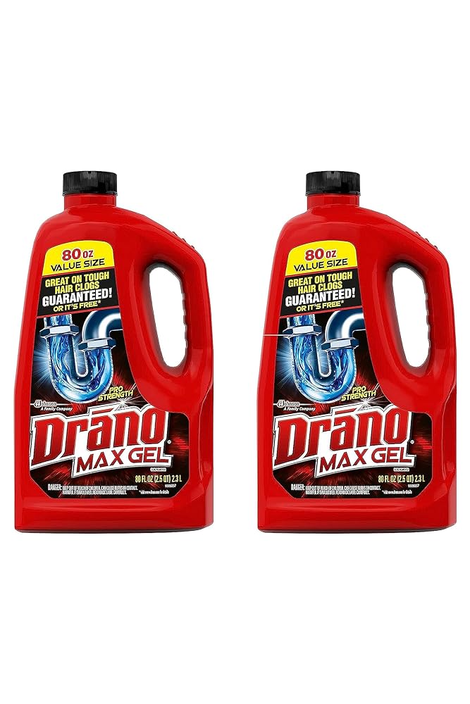 Drano Max Gel - Shower & Sink Clog Remover