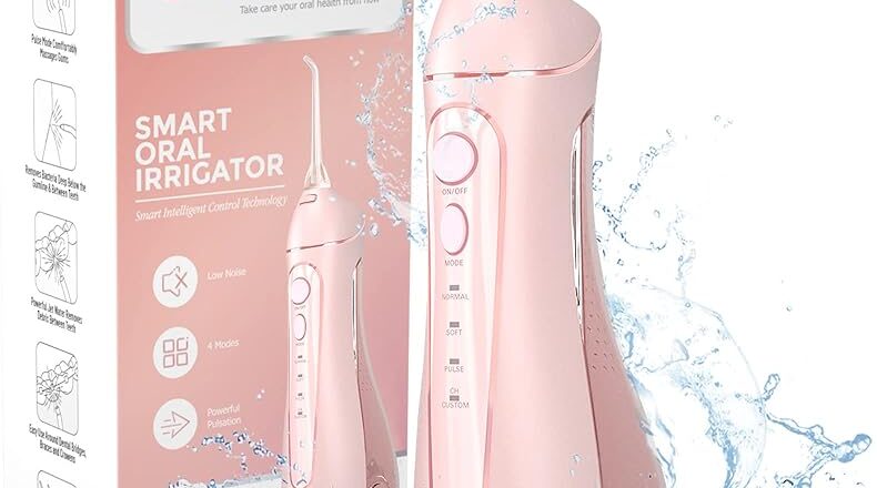 Oralfree Water Dental Flosser - Cordless Travel Oral Irrigator