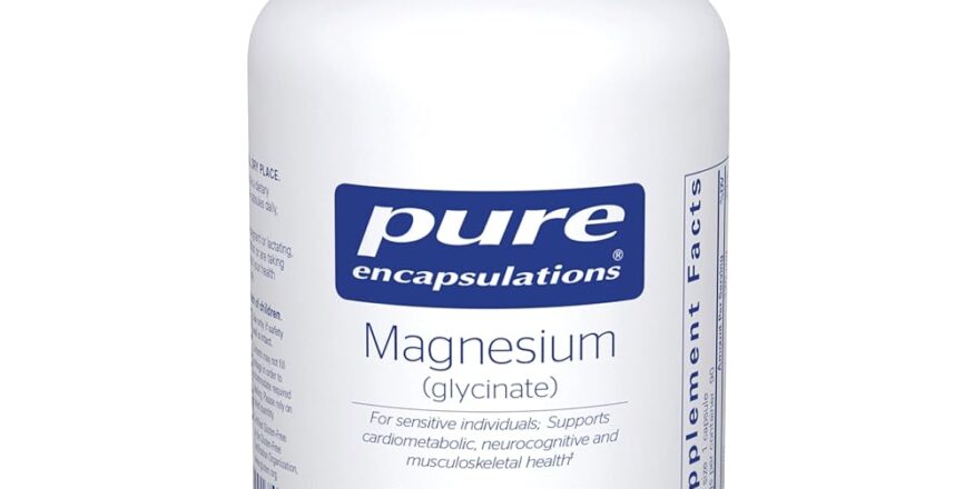 Pure Encapsulations Magnesium (Glycinate) - Stress Relief & Heart Health Support