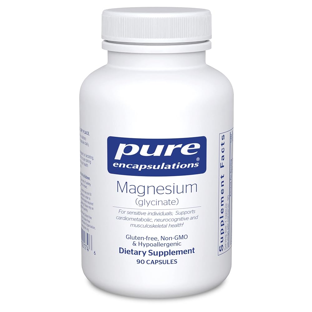 Pure Encapsulations Magnesium (Glycinate) - Stress Relief & Heart Health Support