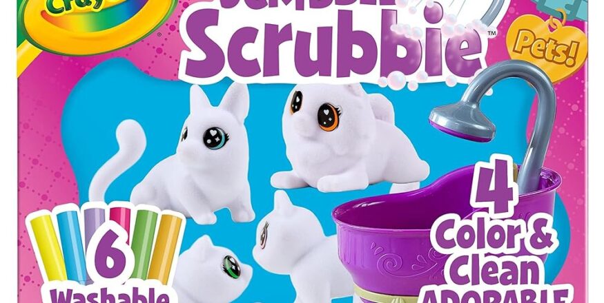 Scribble Scrubbie Pets Tub Set by Crayola