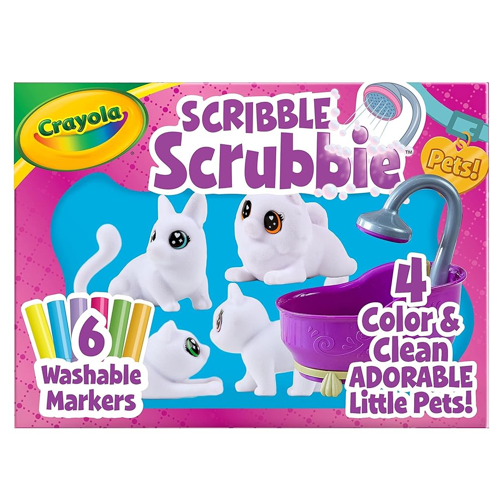 Scribble Scrubbie Pets Tub Set by Crayola