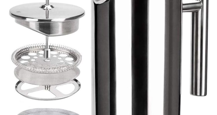Secura Stainless Steel Insulated Coffee Press
