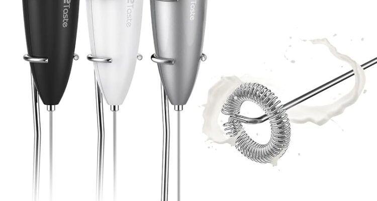 SIMPLETaste Milk Frother - Battery Operated Handheld Foam Maker