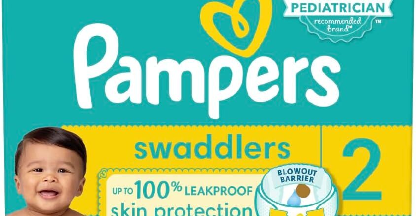 Swaddlers Diapers by Pampers - Size 2, 84 count