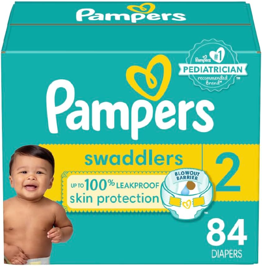 Swaddlers Diapers by Pampers - Size 2, 84 count