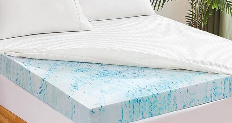 Timimi Queen Memory Foam Topper - Cooling Gel Pad